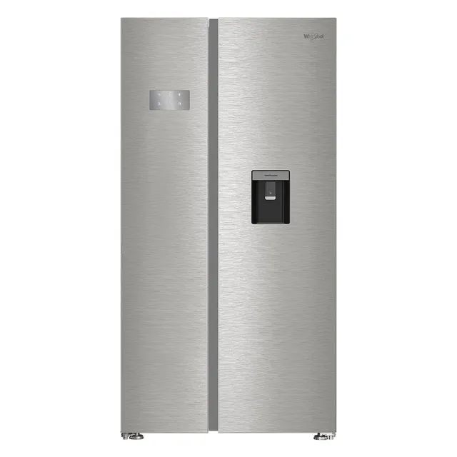 whirlpool Side by Side Door Refrigerator WSBF916634 XME, Pearl Steel, 2 Doors