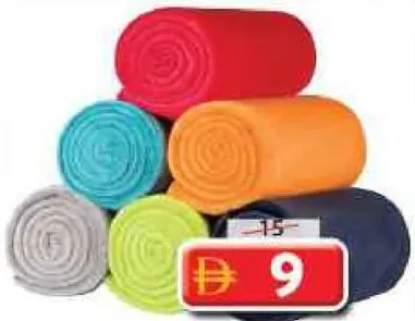 Fashburry Fleece Blanket Plain Single FBFB-750GPL