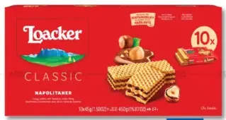 Loacker ويفر كلاسيك لوكر منوع