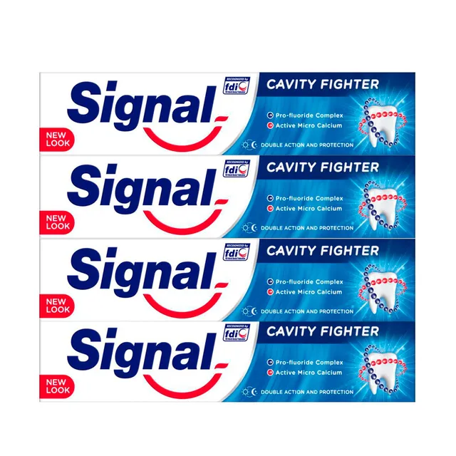 Signal Toothpaste Cavity Fighter 75Mlx4Pcs