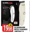 Olsenmark ماكينة تشذيب Rech Omtr4112