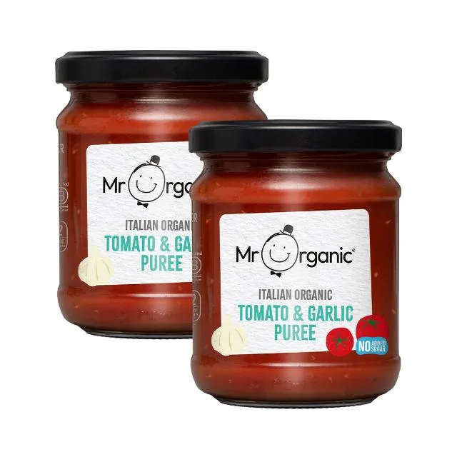 Mr Organic Tomato & Garlic Puree