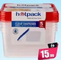 Hotpack HD Microwave Container