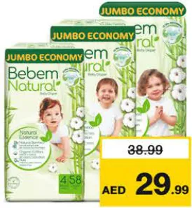 Bebem Natural Diaper Jumbo Assorted