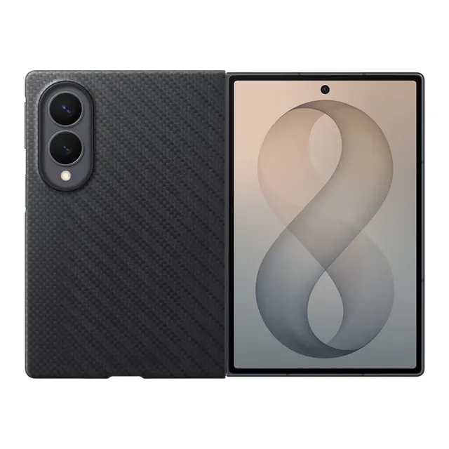 Samsung Galaxy Z Fold8 Carbon Magnet Case, Black, EF-KF971SBEGWW