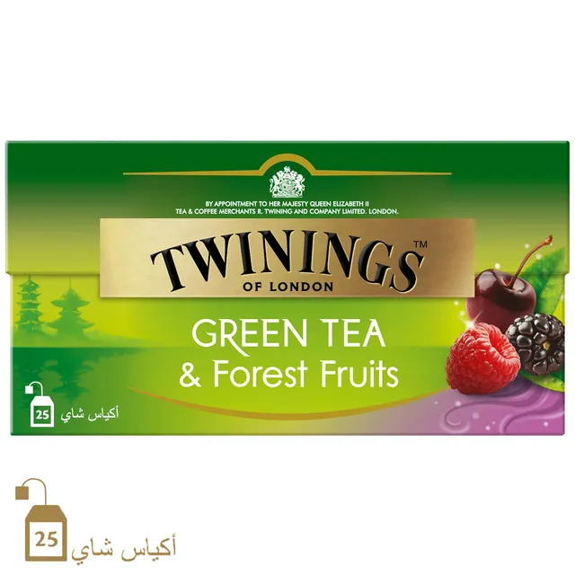 Twinings Green Tea & Forest Fruits - 25 Bags
