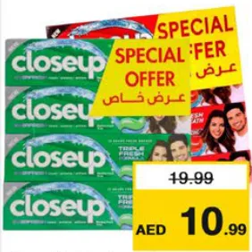 closeup Toothpaste Menthol/Red