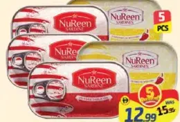 Nureen سردين في زيت نباتي