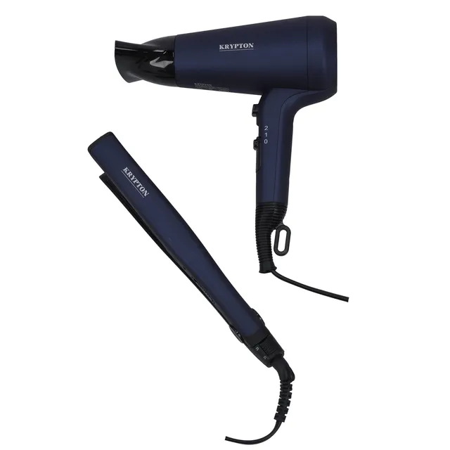 Krypton 2-in-1 Hair Dryer & Hair Straightener Knhf5408, 2100W