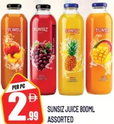 Sunsiz عصير متنوع