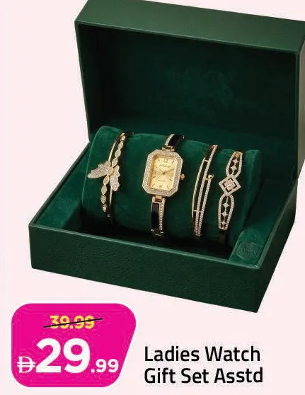 Ladies Watch Gift Set Asstd