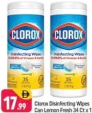 Clorox Disinfecting Wipes Can Lemon Fresh