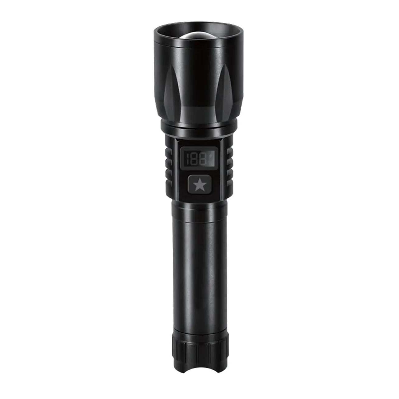 Ikon كشاف LED قابل للشحن بقدرة 10W، أسود، IK-CT026