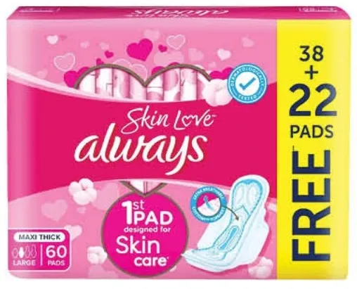 always Sanitary Pads Cotton Thick