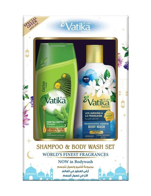 Vatika Shampoo Hair Fall Control + Body Wash