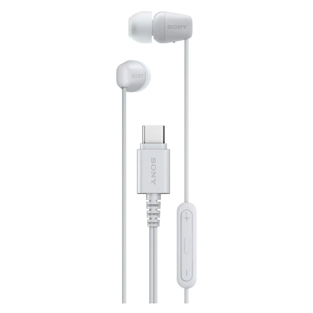Sony IER-EX15C سماعات أذن سلكية USB-C، أبيض