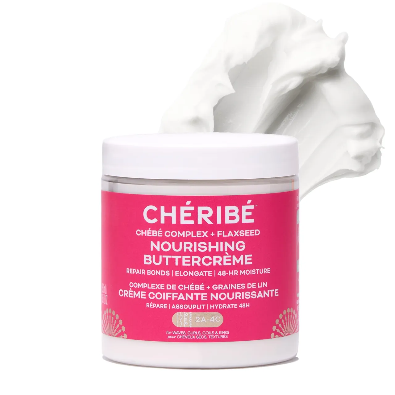 Cheribe Chéribé زبدة كريم تصفيف مرنة - مركب الشيبي وبذور الكتان Chebe ComplexFlaxseed 8.5 fl oz