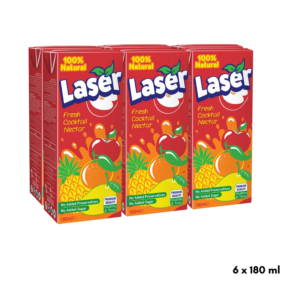 Laser نكتار كوكتيل UHT بدون سكر