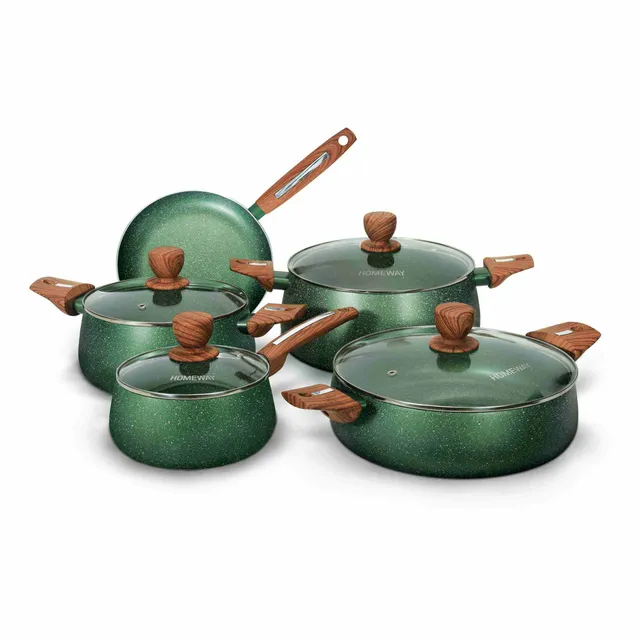Homeway Granite Cookware Set - 9 Pcs