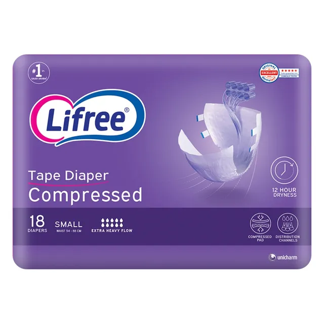 Lifree Adult Diapers Tape Small - 18's