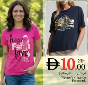 Women's Graphic Tee Assorted