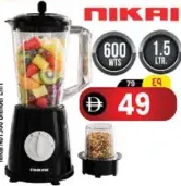 Nikai Blender 2in1 600W