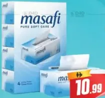 Masafi مناديل بيضاء