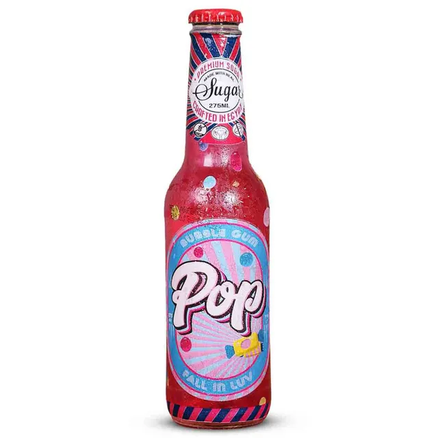 Pop Bubble Gum Premium Soda