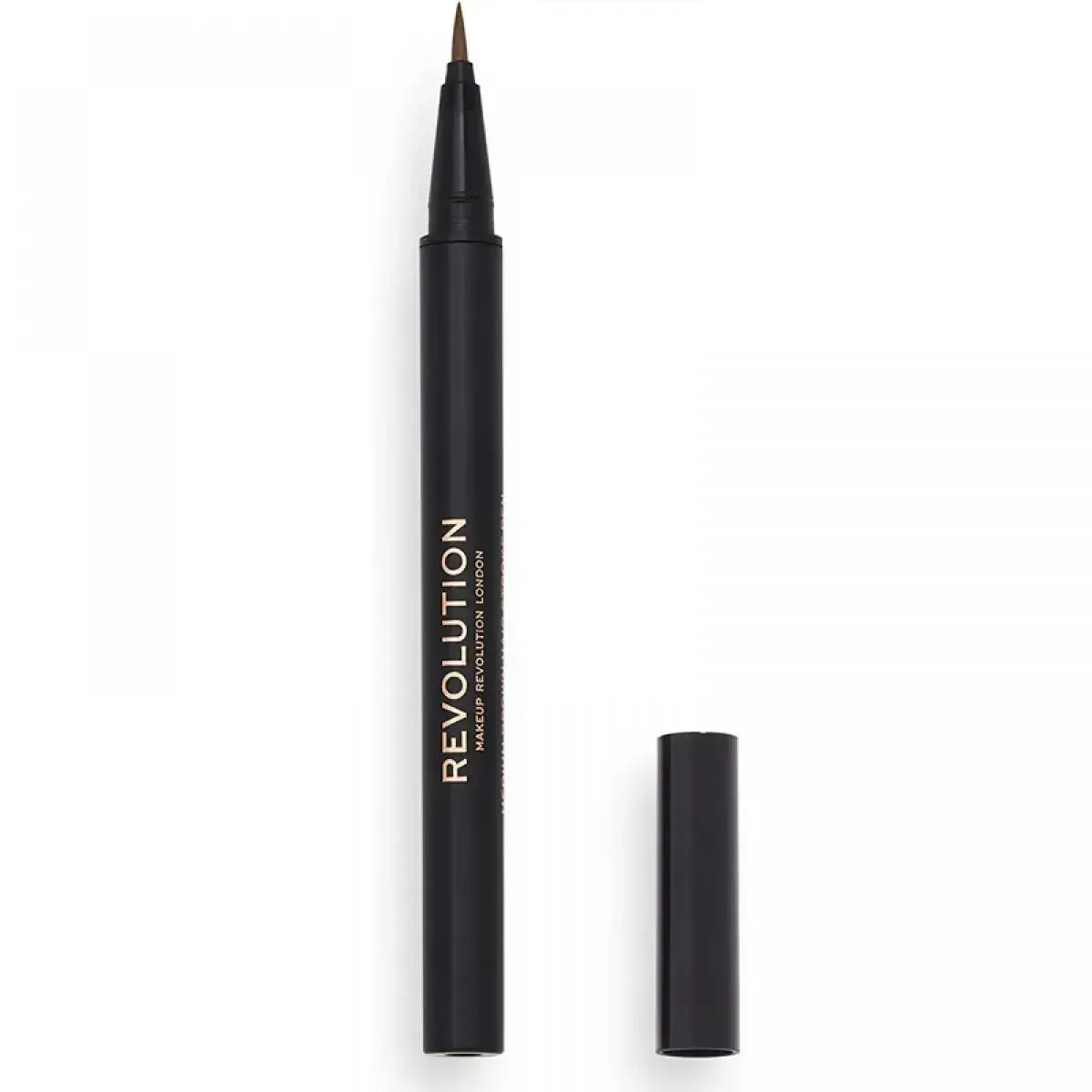 Revolution Beauty Revolution Makeup قلم حواجب لرسم شعيرات دقيقة، بني متوسط