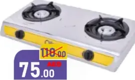 Clikon Gas Stove Double Burner CK2144