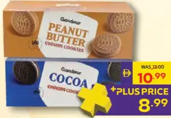 Gandour Cream Cookies Peanut Butter / Cocoa