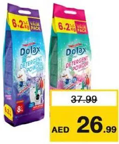 Dolax مسحوق غسيل 2in1 متنوع