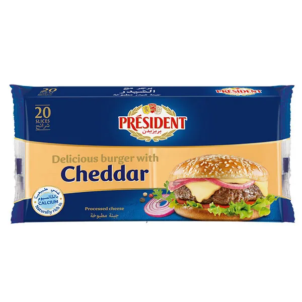 President Burger Cheddar Cheese