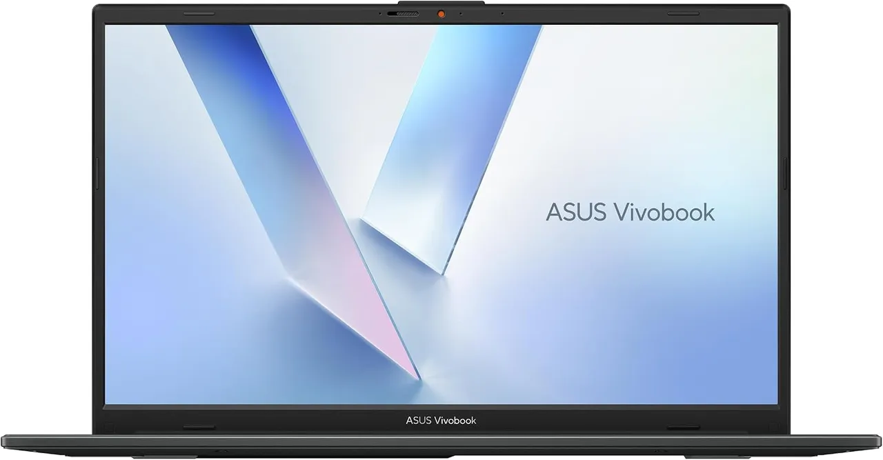ASUS لابتوب Vivobook Go 15 2026 بمعالج Intel N150، شاشة 15.6 بوصة FHD، سعة 128GB، رام 8GB، رسومات Intel UHD، Win 11 Home، لوحة مفاتيح إنجليزية عربية، أسود، نسخة الشرق الأوسط E1504TA-BQ225WS