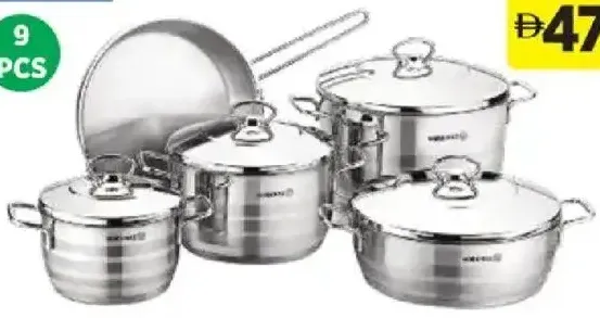 Korkmaz Astra2 Cookware Set ASSORTED
