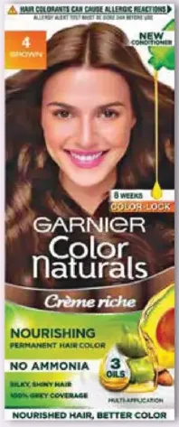 Garnier Color Naturals Hair Colour 4 Brown