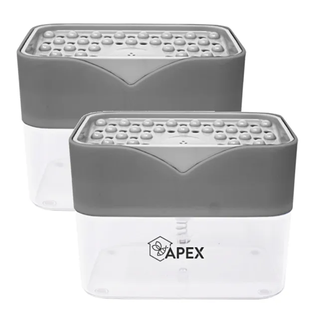 Apex موزع صابون مع حامل إسفنجة