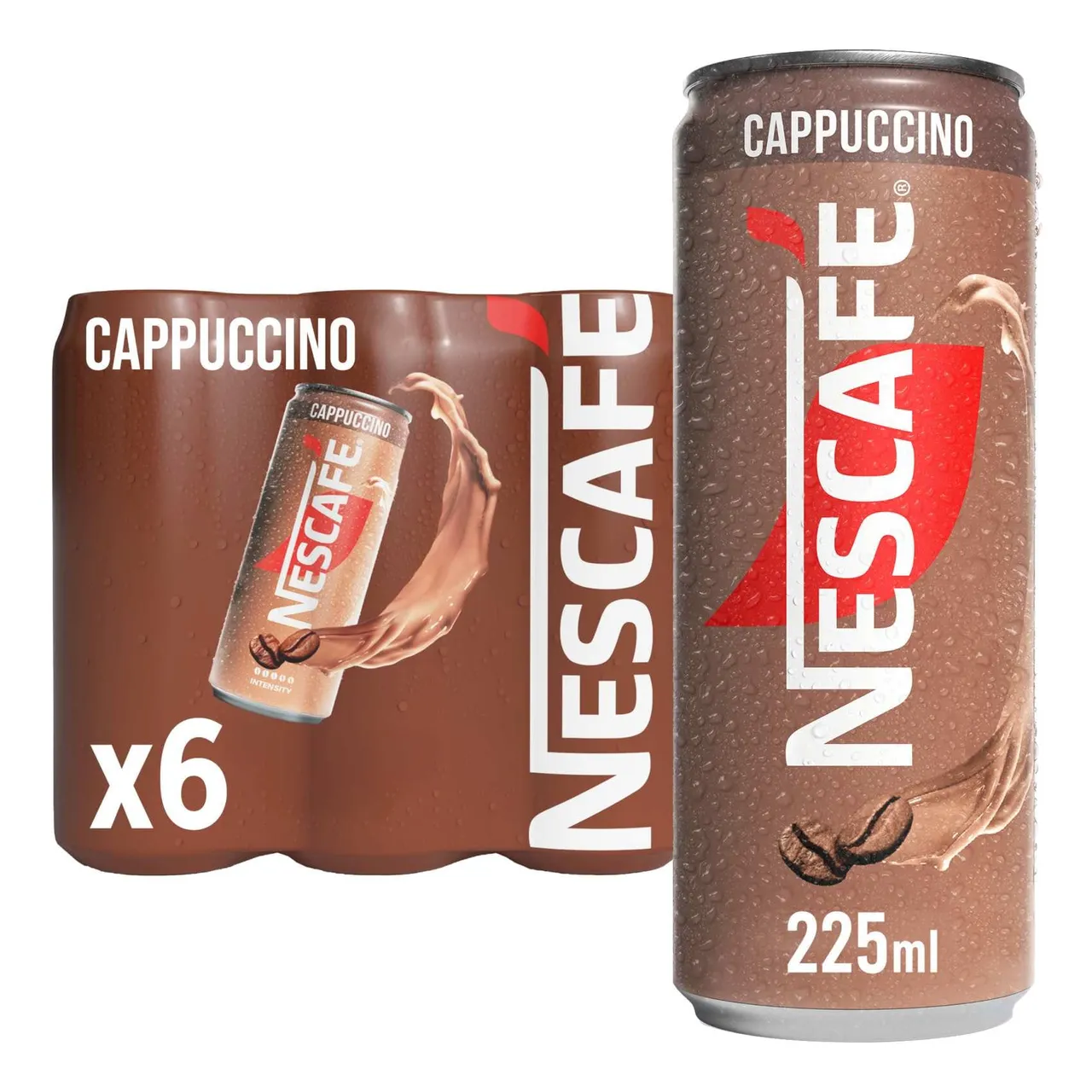Nescafe قهوة مثلجة كابتشينو جاهزة علبة