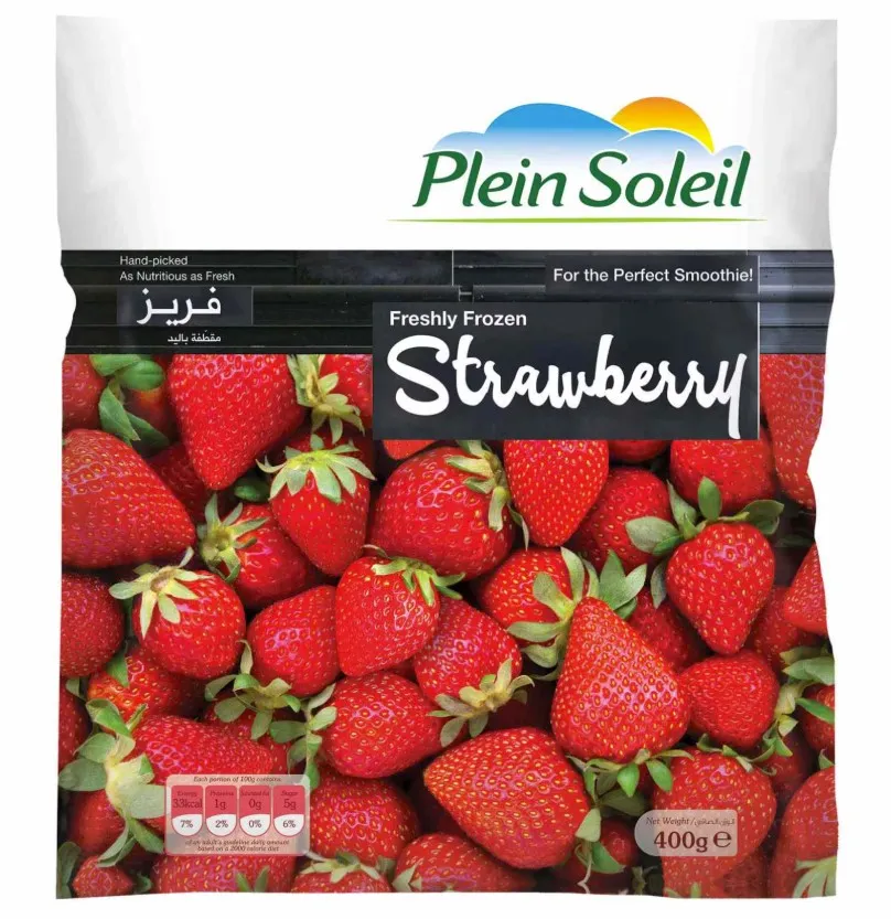 Plein Soleil فراولة مجمدة طازجة