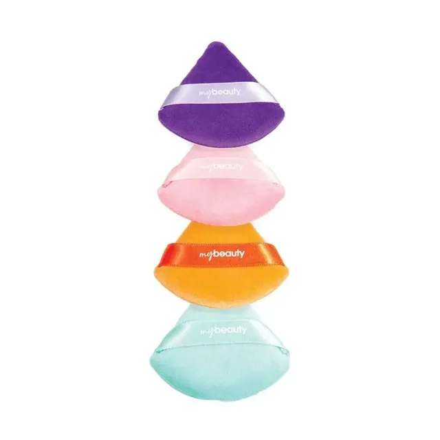 My Beauty Cosmetic Triangle Powder Puff 4 Pack