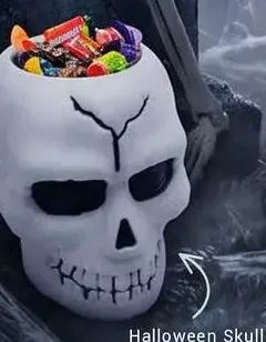 دلو جمجمة هالوين