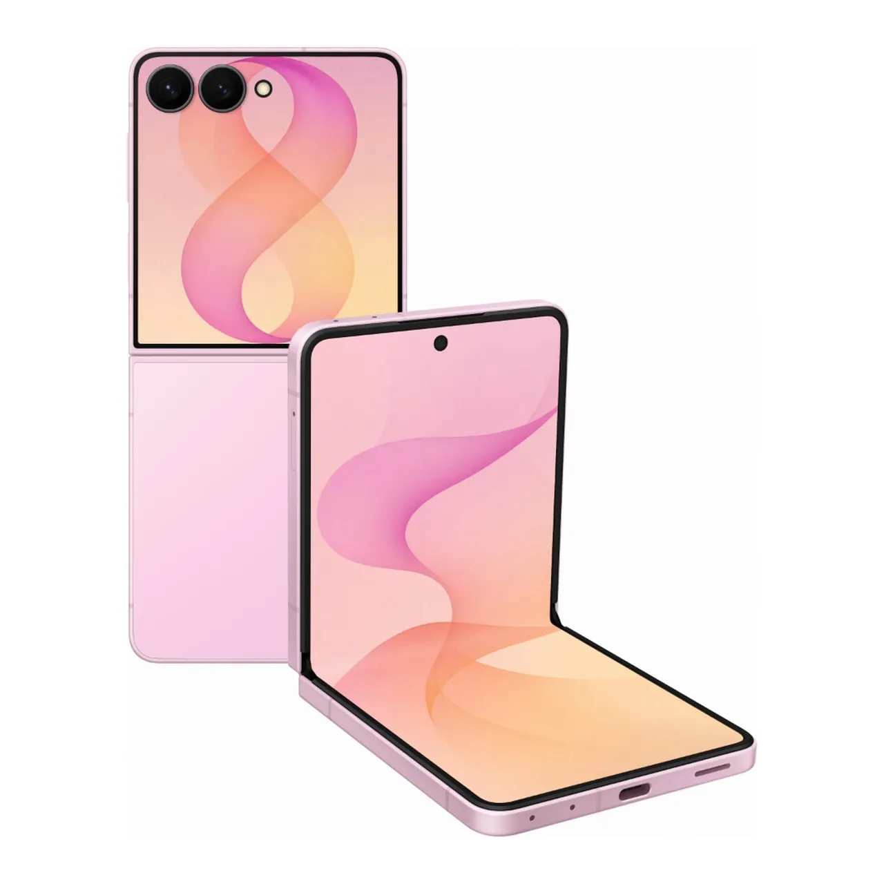 Samsung هاتف ذكي Galaxy Z Flip8 5G، ذاكرة رام 12 GB، تخزين 512 GB، وردي