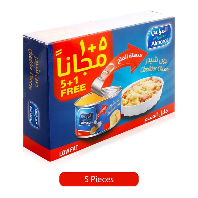 Al Marai Low Fat Cheddar Cheese Can