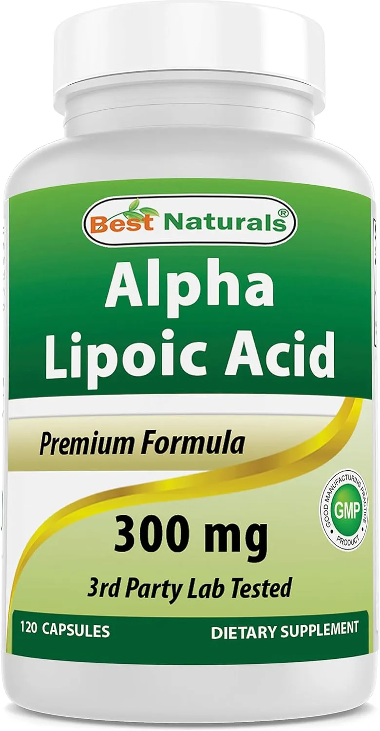 Best Naturals حمض ألفا ليبويك 300mg عدد 120 كبسولة