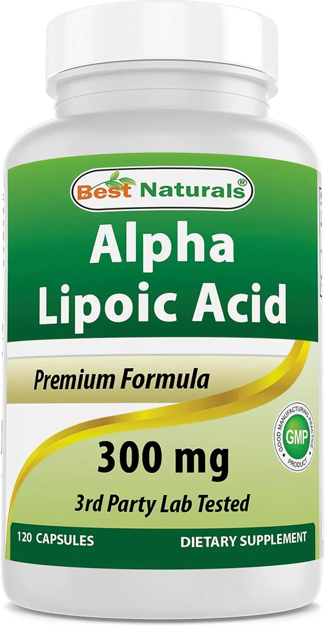 Best Naturals Alpha Lipoic Acid 300mg 120 Capsules
