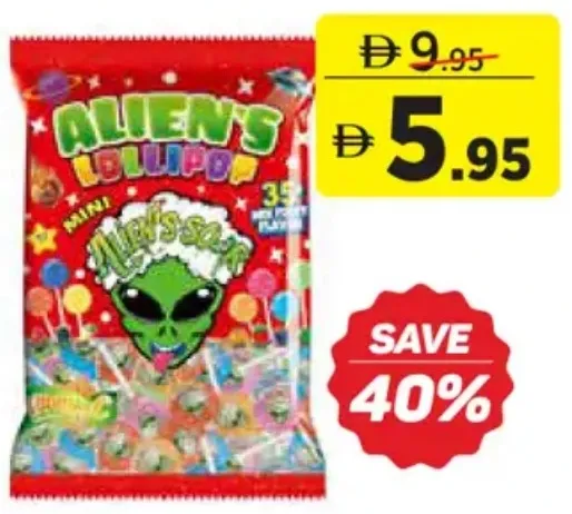 Alien'S Aliens مصاصة حامضة