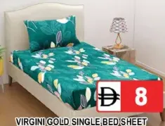 Virgin Gold Single Bed Sheet
