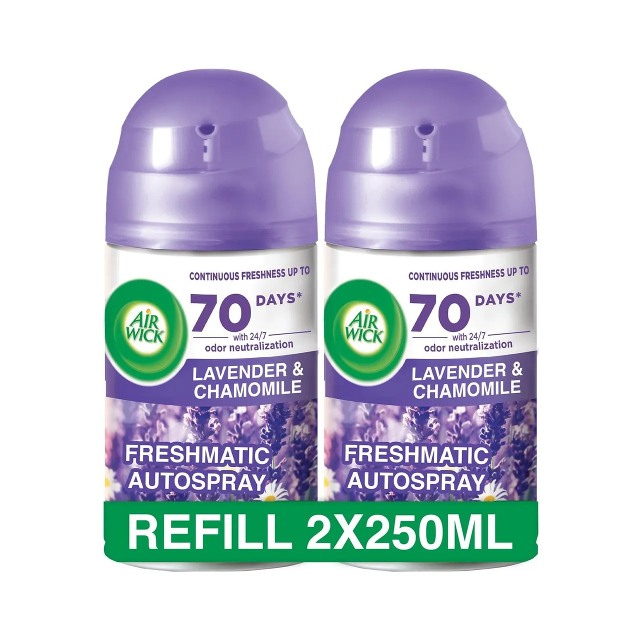 Air Wick عبوة إعادة تعبئة بخاخ معطر جو أوتوماتيكي برائحة اللافندر والبابونج