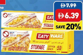 Eaty Ware Storage Zipper Bags M