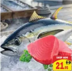 سمك جودر شرائح (تونة زعنفة صفراء)
